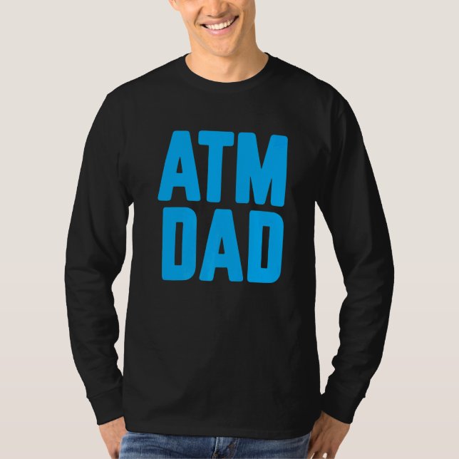 Camiseta New First Time Daddy to Be ATM Dad  4 (Anverso)