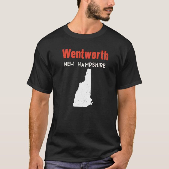 Camiseta New Hampshire Estados Unidos Viajes Wentworth (Anverso)