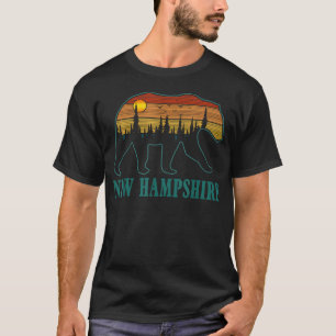 Camiseta New Hampshire Grizzly Bear Nature Camping