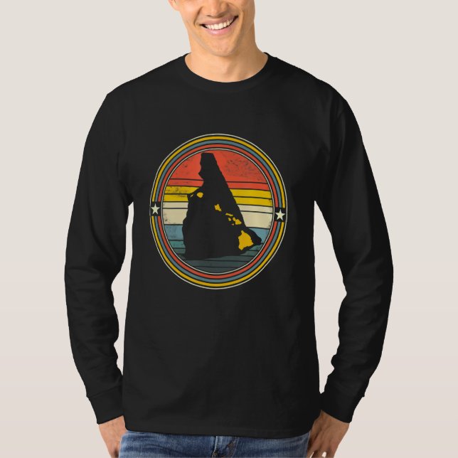 Camiseta New Hampshire Hawaii Roots Originale State Map Ret (Anverso)