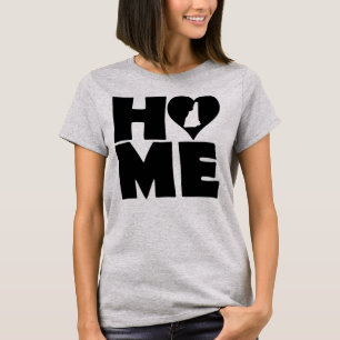 Camiseta New Hampshire Home Heart State Tees T-Shirts