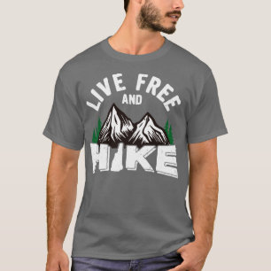 Camiseta New Hampshire Live Free And Hike Gift NH Senderism