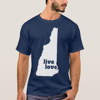 Camiseta New Hampshire Live Love New Hampshire