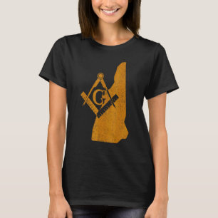 Camiseta New Hampshire Masons Grand Lodge Freemason Padre