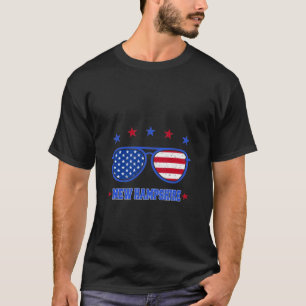 Camiseta New Hampshire USA Flag T-
