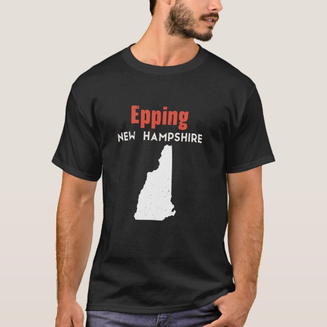 Camiseta New Hampshire USA State America Travel Epping (Anverso)