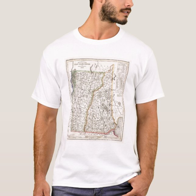 Camiseta New Hampshire, Vermont (Anverso)