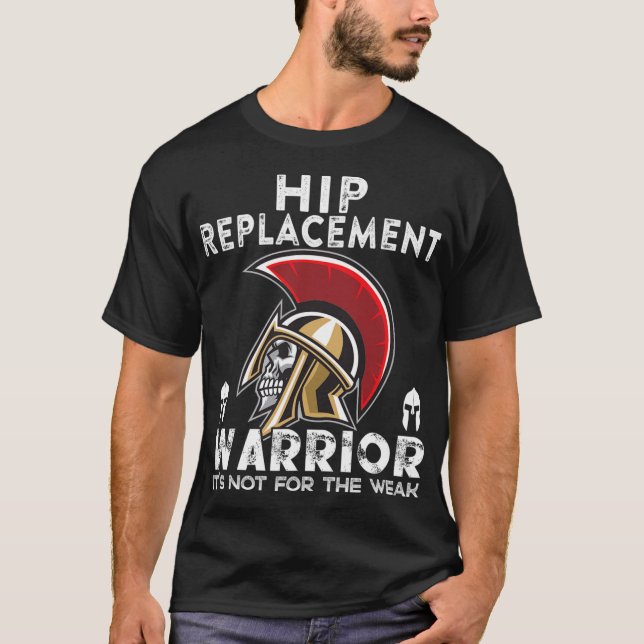 Camiseta New Hip Replacement Men Women Warrior Awareness Gi (Anverso)