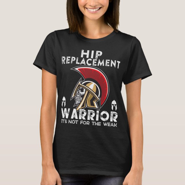 Camiseta New Hip Replacement Men Women Warrior Awareness Gi (Anverso)