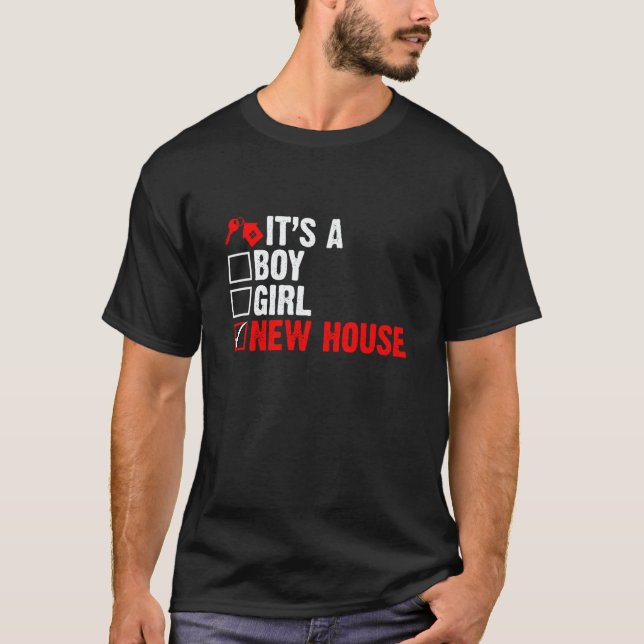 Camiseta New House Owner Saying New Homeowner Moving Announ (Anverso)