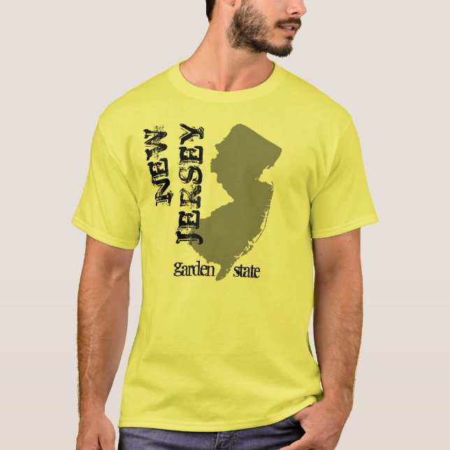 Camiseta New Jersey: Estado jardín (Anverso)