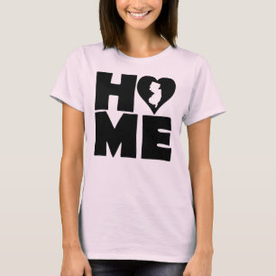 Camiseta New Jersey Home Heart State Tees