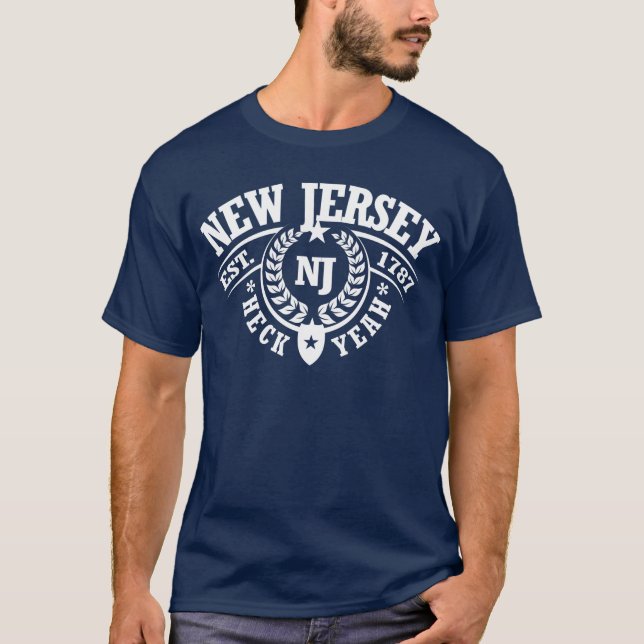 Camiseta New Jersey, puñetas sí, Est. 1787 (Anverso)