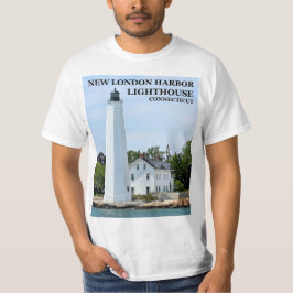 Camiseta New London Harbour Lighthouse CT doble lateral TSh