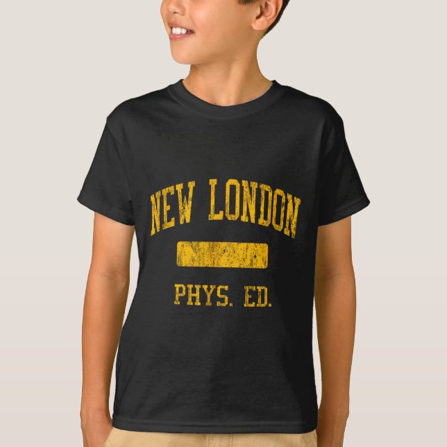 Camiseta New London High School Hs New London Ct Phys Ed  (Anverso)