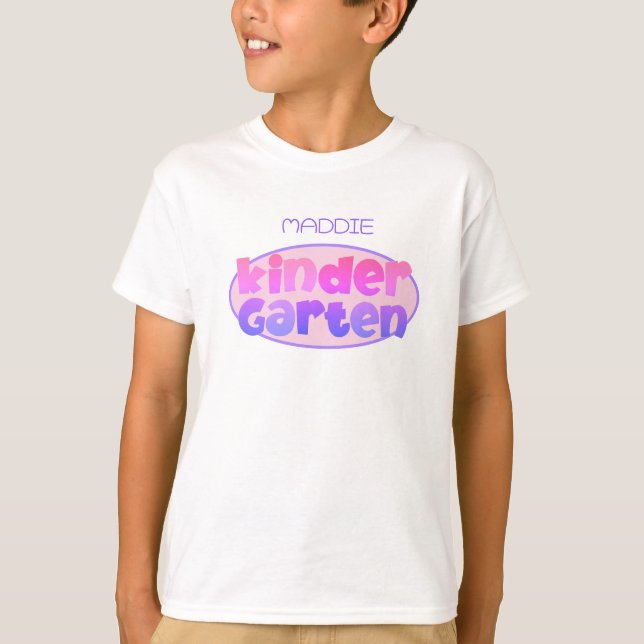 Camiseta New Low Price! Cute, PERSONALIZED Kindergarten  (Anverso)