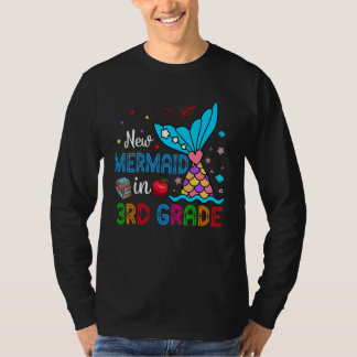 Camiseta New Mermaid In 3rd Grade Matching Mermaid  Student