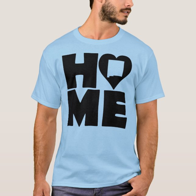 Camiseta New Mexico Home Heart State Tees (Anverso)
