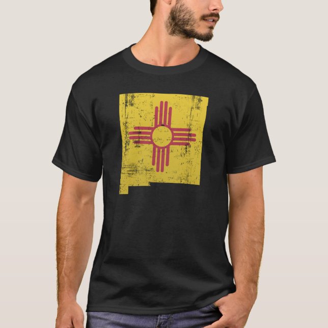 Camiseta New Mexico Shirt, New Mexico Zia Symbol (Anverso)