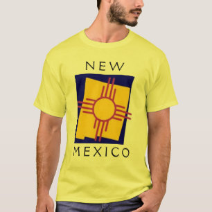 Camiseta New México Zia/camiseta del estado