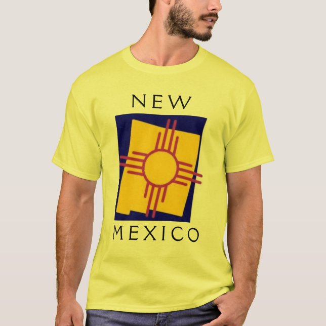 Camiseta New México Zia/camiseta del estado (Anverso)