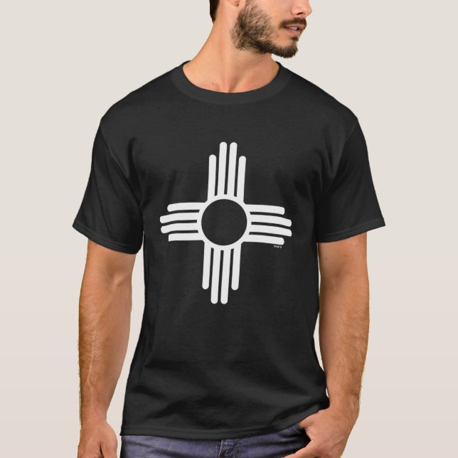 Camiseta New Mexico Zia Sun Symbol (Anverso)