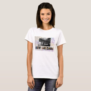 Camiseta New Orleans Bourbon Street Beads NOLA