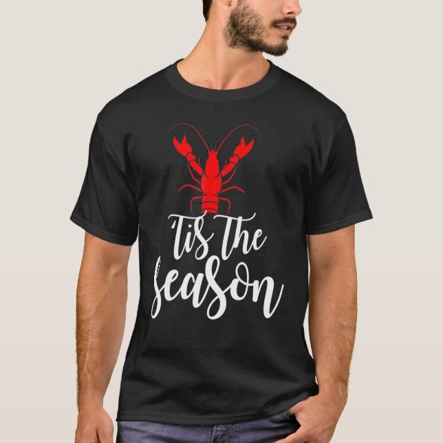 Camiseta New Orleans Crawfish Season Mardi Gras Costume (Anverso)