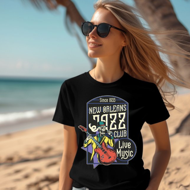 Camiseta New Orleans Jazz Club Live Music desde 1933 (Subido por el creador)