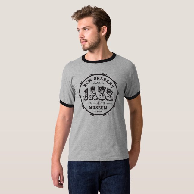 Camiseta New Orleans Jazz Museum® Drum Ringer (Anverso completo)