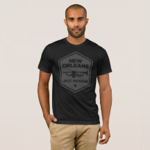 Camiseta New Orleans Jazz Museum®Trompeta (gris)