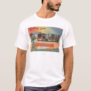Camiseta New Orleans, Luisiana - escenas grandes de la