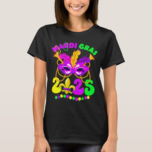 Camiseta New Orleans Mardi Gras 2025 Funny Fleur De Lis New (Anverso)
