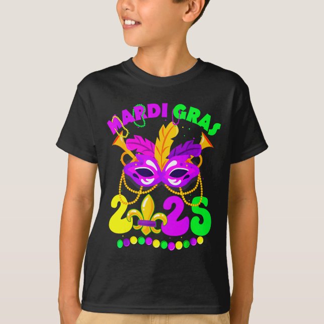 Camiseta New Orleans Mardi Gras 2025 Funny Fleur De Lis New (Anverso)