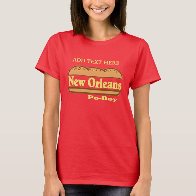 Camiseta New Orleans Po Boy (Anverso)