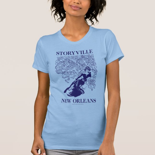 Camiseta New Orleans Storyville Blue Book (Anverso)