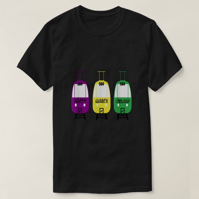 Camiseta New Orleans StreetCar 504  (Diseño del anverso)