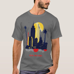 Camiseta New Orleans Vibrant Cityscape Art TShirt