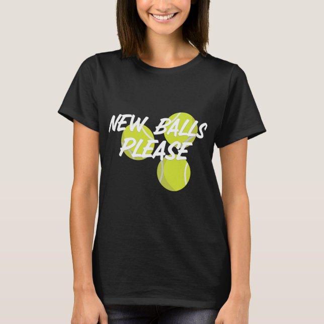 Camiseta New Please Funny Tennis  (Anverso)