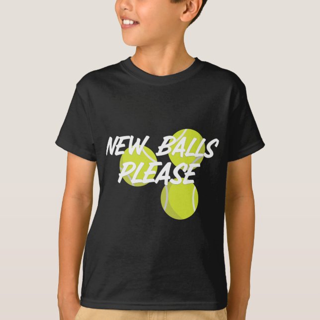 Camiseta New Please Funny Tennis  (Anverso)