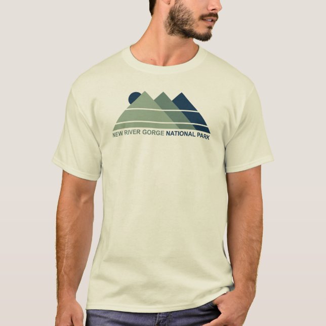Camiseta New River Gorge National Park Mountain Sun (Anverso)