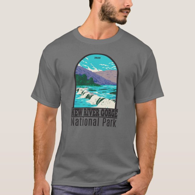 Camiseta New River Gorge National Park West Virginia (Anverso)