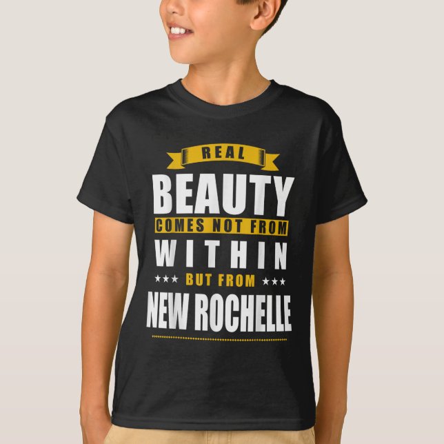 Camiseta New Rochelle - Funny D City Gift  (Anverso)
