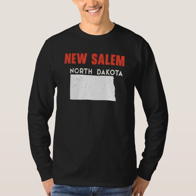 Camiseta New Salem North Dakota USA State America Travel (Anverso)