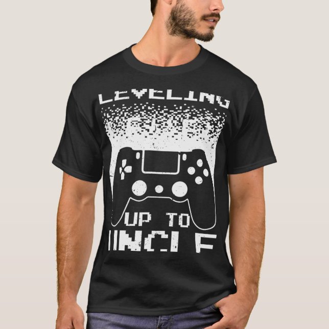 Camiseta New Uncle For Men Boys Soon To Be Uncle Nephew Gam (Anverso)