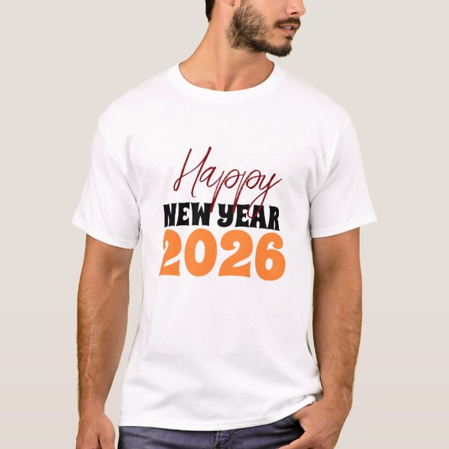 Camiseta new year 2026 (Anverso)