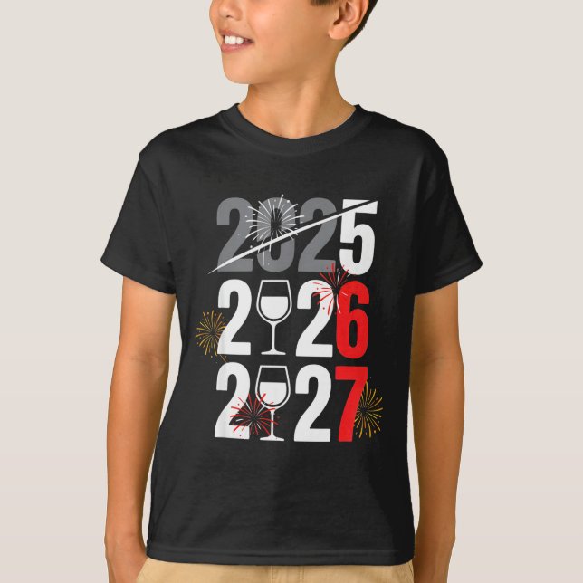 Camiseta New Year 2026 67 Meme Six Seven Gen Z Alpha Slang  (Anverso)