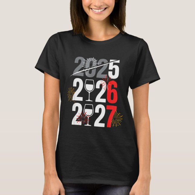 Camiseta New Year 2026 67 Meme Six Seven Gen Z Alpha Slang  (Anverso)