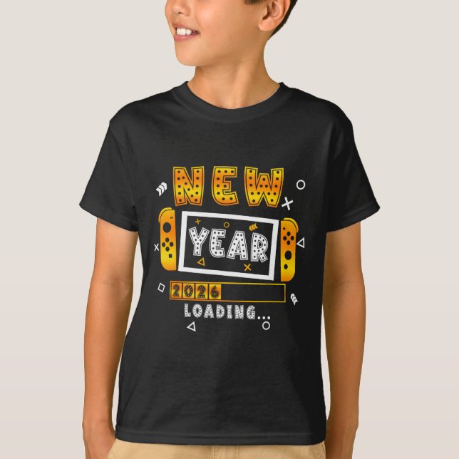 Camiseta New Year 2026 Loading Video Gamers New Years Eve P (Anverso)