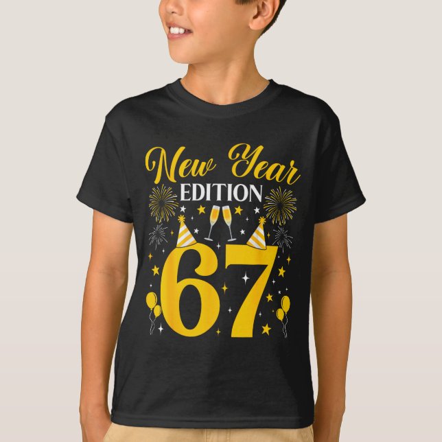 Camiseta New Year Edition 67 Funny 6 7 Meme New Year 2026 T (Anverso)